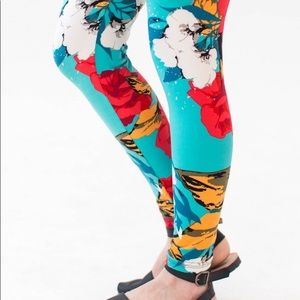 Adult leggings floral